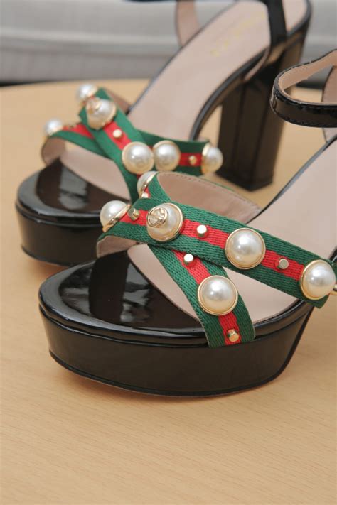 fake gucci jelly sandals|gucci knock off heels.